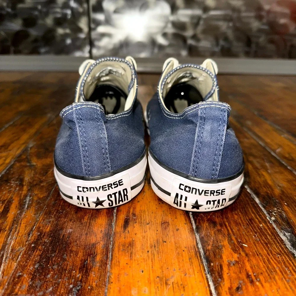 Converse Chuck Taylor All Star Low Top Sneakers Unisex M11 W13 Blue Lace Up